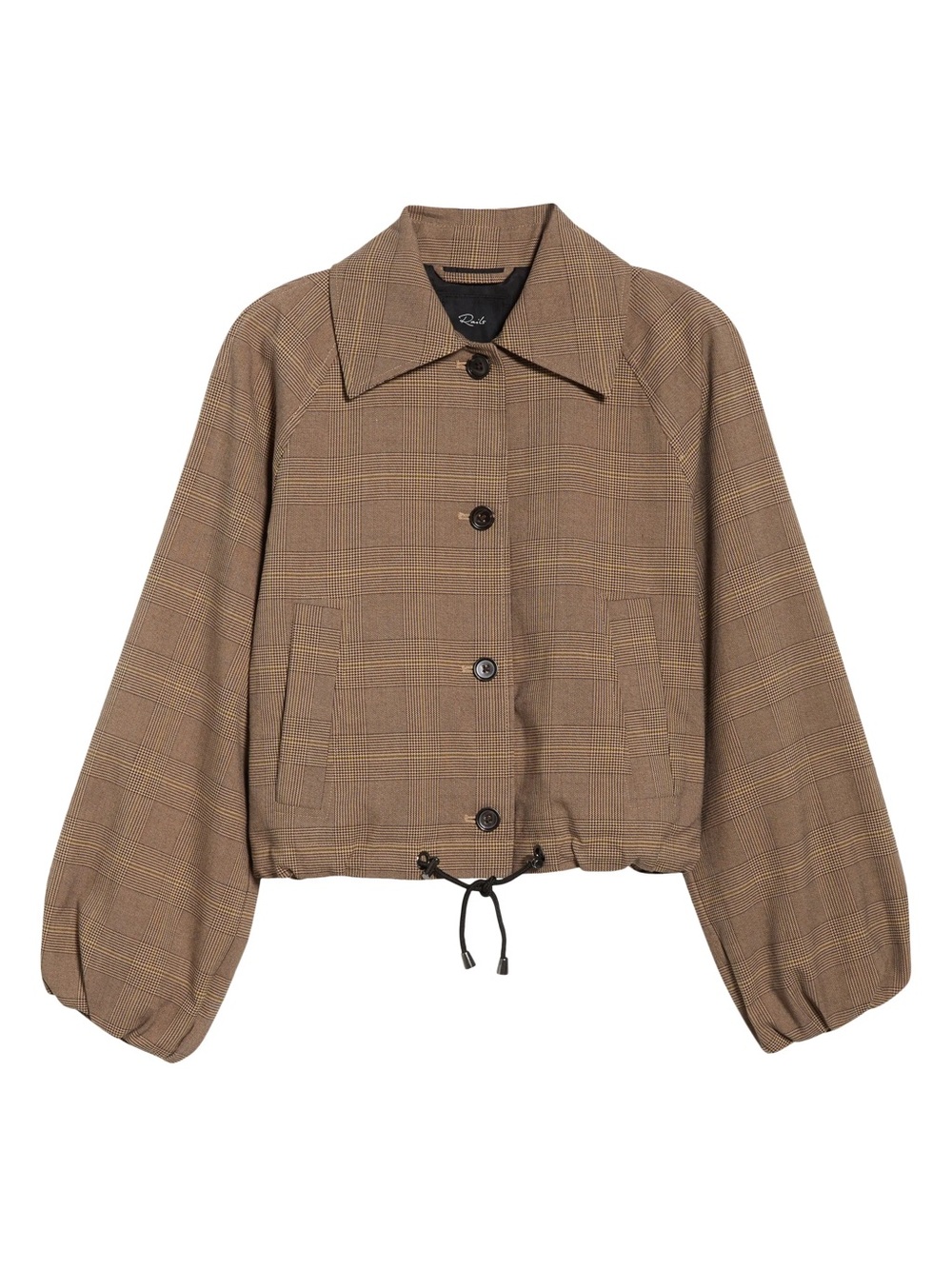 RAILS Plaid Bomber Jacket